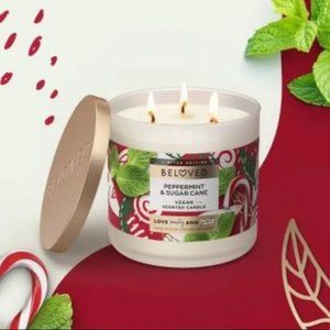 Beloved Peppermint Wick Jar Candle 15 oz